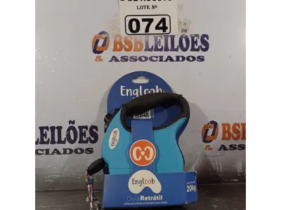 LOTE 074 - 01 GUIA RETRÁTIL PARA CÃES ATÉ 20 KG. (NOVO) (NO ESTADO) ATENÇÃO! FAZER A VISITAÇÃO ANTES DE ARREMATAR, NÃO SABEMOS SE FUNCIONA. LEILÃO NÃO TEM GARANTIA E NEM DEVOLUÇÃO, SUJEITO A POSSÍVEIS AVARIAS VISÍVEIS/OCULTAS E/OU AUSÊNCIA DE COMPONENTES.