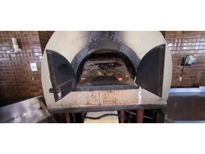 LOTE 141 - FORNO DE PIZZA A LENHA E ELÉTRICO DA FORNOFLEX. (NO ESTADO, NÃO SABEMOS SE FUNCIONA. LEILÃO NÃO TEM GARANTIA E NEM DEVOLUÇÃO).