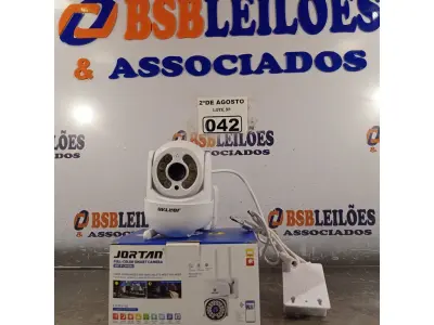 LOTE 042 - 01 CÂMERA FULL-COLOR SMART WIFI IP. (NOVO) (NO ESTADO) ATENÇÃO! FAZER A VISITAÇÃO ANTES DE ARREMATAR, NÃO SABEMOS SE FUNCIONA. LEILÃO NÃO TEM GARANTIA E NEM DEVOLUÇÃO, SUJEITO A POSSÍVEIS AVARIAS VISÍVEIS/OCULTAS E/OU AUSÊNCIA DE COMPONENTES.