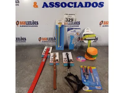 LOTE 329 - 01 LOTE COM VÁRIOS BRINQUEDOS PARA PET. (NOVO) (NO ESTADO) ATENÇÃO! FAZER A VISITAÇÃO ANTES DE ARREMATAR, NÃO SABEMOS SE FUNCIONA. LEILÃO NÃO TEM GARANTIA E NEM DEVOLUÇÃO, SUJEITO A POSSÍVEIS AVARIAS VISÍVEIS/OCULTAS E/OU AUSÊNCIA DE COMPONENTES.