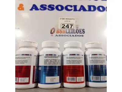 LOTE 247 - 04 SUPLEMENTOS FLORA REAL. (NOVO) (NO ESTADO) ATENÇÃO! FAZER A VISITAÇÃO ANTES DE ARREMATAR, NÃO SABEMOS SE FUNCIONA. LEILÃO NÃO TEM GARANTIA E NEM DEVOLUÇÃO, SUJEITO A POSSÍVEIS AVARIAS VISÍVEIS/OCULTAS E/OU AUSÊNCIA DE COMPONENTES.