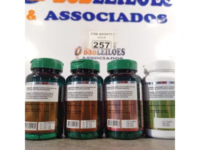 LOTE 257 - 04 SUPLEMENTOS FLORA REAL. (NOVO) (NO ESTADO) ATENÇÃO! FAZER A VISITAÇÃO ANTES DE ARREMATAR, NÃO SABEMOS SE FUNCIONA. LEILÃO NÃO TEM GARANTIA E NEM DEVOLUÇÃO, SUJEITO A POSSÍVEIS AVARIAS VISÍVEIS/OCULTAS E/OU AUSÊNCIA DE COMPONENTES.