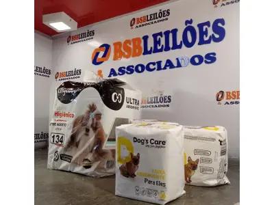 LOTE 134 - 01 TAPETE HIGIÊNICO PARA PET COM 30 UNIDADES E 02 PACOTES DE ABSORVENTES TAMANHO M COM 06 UNIDADES CADA PACOTE. (NOVO) (NO ESTADO) ATENÇÃO! FAZER A VISITAÇÃO ANTES DE ARREMATAR, NÃO SABEMOS SE FUNCIONA. LEILÃO NÃO TEM GARANTIA E NEM DEVOLUÇÃO, SUJEITO A POSSÍVEIS AVARIAS VISÍVEIS/OCULTAS E/OU AUSÊNCIA DE COMPONENTES.
