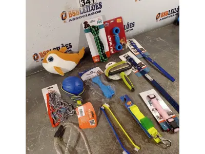 LOTE 341 - 01 LOTE COM VÁRIOS BRINQUEDOS PARA PET. (NOVO) (NO ESTADO) ATENÇÃO! FAZER A VISITAÇÃO ANTES DE ARREMATAR, NÃO SABEMOS SE FUNCIONA. LEILÃO NÃO TEM GARANTIA E NEM DEVOLUÇÃO, SUJEITO A POSSÍVEIS AVARIAS VISÍVEIS/OCULTAS E/OU AUSÊNCIA DE COMPONENTES.