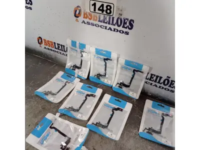 LOTE 148 - 08 DOC FLEX CONECTOR DE CARGA USB IPHONE X PRETO. (NOVO) (NO ESTADO) ATENÇÃO! FAZER A VISITAÇÃO ANTES DE ARREMATAR, NÃO SABEMOS SE FUNCIONA. LEILÃO NÃO TEM GARANTIA E NEM DEVOLUÇÃO, SUJEITO A POSSÍVEIS AVARIAS VISÍVEIS/OCULTAS E/OU AUSÊNCIA DE COMPONENTES.