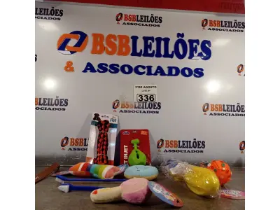 LOTE 336 - 01 LOTE COM VÁRIOS BRINQUEDOS PARA PET. (NOVO) (NO ESTADO) ATENÇÃO! FAZER A VISITAÇÃO ANTES DE ARREMATAR, NÃO SABEMOS SE FUNCIONA. LEILÃO NÃO TEM GARANTIA E NEM DEVOLUÇÃO, SUJEITO A POSSÍVEIS AVARIAS VISÍVEIS/OCULTAS E/OU AUSÊNCIA DE COMPONENTES.