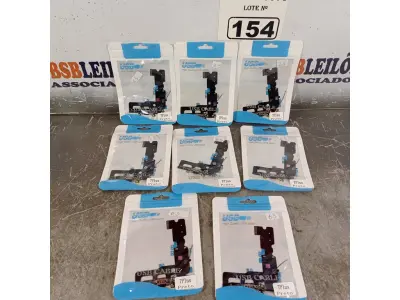 LOTE 154 - 08 DOC FLEX CONECTOR DE CARGA USB 7 PLUS PRETO. (NOVO) (NO ESTADO) ATENÇÃO! FAZER A VISITAÇÃO ANTES DE ARREMATAR, NÃO SABEMOS SE FUNCIONA. LEILÃO NÃO TEM GARANTIA E NEM DEVOLUÇÃO, SUJEITO A POSSÍVEIS AVARIAS VISÍVEIS/OCULTAS E/OU AUSÊNCIA DE COMPONENTES.