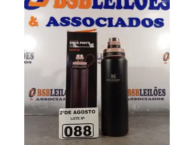 LOTE 088 - 01 GARRAFA TÉRMICA DIGITAL. (NOVO) (NO ESTADO) ATENÇÃO! FAZER A VISITAÇÃO ANTES DE ARREMATAR, NÃO SABEMOS SE FUNCIONA. LEILÃO NÃO TEM GARANTIA E NEM DEVOLUÇÃO, SUJEITO A POSSÍVEIS AVARIAS VISÍVEIS/OCULTAS E/OU AUSÊNCIA DE COMPONENTES.