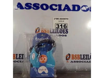 LOTE 316 - 01 COLEIRA RETRÁTIL PARA CÃES ATÉ 50KG. (NO ESTADO) ATENÇÃO! FAZER A VISITAÇÃO ANTES DE ARREMATAR, NÃO SABEMOS SE FUNCIONA. LEILÃO NÃO TEM GARANTIA E NEM DEVOLUÇÃO, SUJEITO A POSSÍVEIS AVARIAS VISÍVEIS/OCULTAS E/OU AUSÊNCIA DE COMPONENTES.