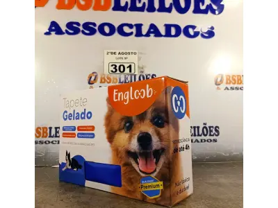 LOTE 301 - 01 TAPETE GELADO PARA REFRESCÂNCIA DE PET 50X65CM. (NOVO) (NO ESTADO) ATENÇÃO! FAZER A VISITAÇÃO ANTES DE ARREMATAR, NÃO SABEMOS SE FUNCIONA. LEILÃO NÃO TEM GARANTIA E NEM DEVOLUÇÃO, SUJEITO A POSSÍVEIS AVARIAS VISÍVEIS/OCULTAS E/OU AUSÊNCIA DE COMPONENTES.
