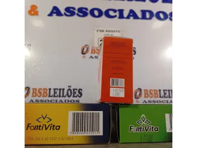LOTE 217 - 01 FONTIMUNO C6 PROTECT, 01 FONTIMUNO ENERGY E 01 SUPLEMENTO ALIMENTAR DE LARANJA COM VITAMINA C. (NOVO) (NO ESTADO) ATENÇÃO! FAZER A VISITAÇÃO ANTES DE ARREMATAR, NÃO SABEMOS SE FUNCIONA. LEILÃO NÃO TEM GARANTIA E NEM DEVOLUÇÃO, SUJEITO A POSSÍVEIS AVARIAS VISÍVEIS/OCULTAS E/OU AUSÊNCIA DE COMPONENTES.