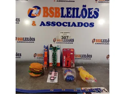 LOTE 307 - 01 LOTE COM VÁRIOS BRINQUEDOS PARA PET. (NOVO) (NO ESTADO) ATENÇÃO! FAZER A VISITAÇÃO ANTES DE ARREMATAR, NÃO SABEMOS SE FUNCIONA. LEILÃO NÃO TEM GARANTIA E NEM DEVOLUÇÃO, SUJEITO A POSSÍVEIS AVARIAS VISÍVEIS/OCULTAS E/OU AUSÊNCIA DE COMPONENTES.
