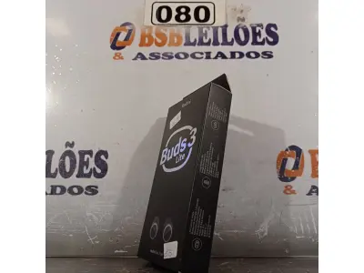 LOTE 080 - 01 FONE DE OUVIDO BUDS 3 LITE. (NOVO) (NO ESTADO) ATENÇÃO! FAZER A VISITAÇÃO ANTES DE ARREMATAR, NÃO SABEMOS SE FUNCIONA. LEILÃO NÃO TEM GARANTIA E NEM DEVOLUÇÃO, SUJEITO A POSSÍVEIS AVARIAS VISÍVEIS/OCULTAS E/OU AUSÊNCIA DE COMPONENTES.