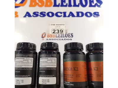 LOTE 239 - 01 LOTE COM 05 SUPLEMENTOS BIOKLEIN. (NOVO) (NO ESTADO) ATENÇÃO! FAZER A VISITAÇÃO ANTES DE ARREMATAR, NÃO SABEMOS SE FUNCIONA. LEILÃO NÃO TEM GARANTIA E NEM DEVOLUÇÃO, SUJEITO A POSSÍVEIS AVARIAS VISÍVEIS/OCULTAS E/OU AUSÊNCIA DE COMPONENTES.