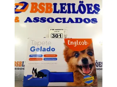 LOTE 301 - 01 TAPETE GELADO PARA REFRESCÂNCIA DE PET 50X65CM. (NOVO) (NO ESTADO) ATENÇÃO! FAZER A VISITAÇÃO ANTES DE ARREMATAR, NÃO SABEMOS SE FUNCIONA. LEILÃO NÃO TEM GARANTIA E NEM DEVOLUÇÃO, SUJEITO A POSSÍVEIS AVARIAS VISÍVEIS/OCULTAS E/OU AUSÊNCIA DE COMPONENTES.