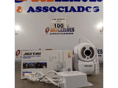 LOTE 100 - 01 CÂMERA FULL-COLOR SMART WIFI IP. (NOVO) (NO ESTADO) ATENÇÃO! FAZER A VISITAÇÃO ANTES DE ARREMATAR, NÃO SABEMOS SE FUNCIONA. LEILÃO NÃO TEM GARANTIA E NEM DEVOLUÇÃO, SUJEITO A POSSÍVEIS AVARIAS VISÍVEIS/OCULTAS E/OU AUSÊNCIA DE COMPONENTES.