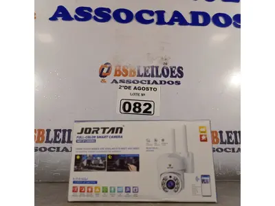 LOTE 082 - 01 CÂMERA FULL-COLOR SMART WIFI IP. (NOVO) (NO ESTADO) ATENÇÃO! FAZER A VISITAÇÃO ANTES DE ARREMATAR, NÃO SABEMOS SE FUNCIONA. LEILÃO NÃO TEM GARANTIA E NEM DEVOLUÇÃO, SUJEITO A POSSÍVEIS AVARIAS VISÍVEIS/OCULTAS E/OU AUSÊNCIA DE COMPONENTES.