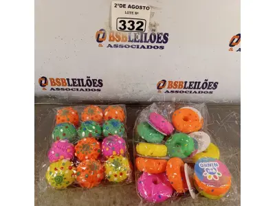 LOTE 332 - 01 LOTE COM VÁRIAS BOLINHAS E ROSQUINHAS PARA CÃES E GATOS. (NOVO) (NO ESTADO) ATENÇÃO! FAZER A VISITAÇÃO ANTES DE ARREMATAR, NÃO SABEMOS SE FUNCIONA. LEILÃO NÃO TEM GARANTIA E NEM DEVOLUÇÃO, SUJEITO A POSSÍVEIS AVARIAS VISÍVEIS/OCULTAS E/OU AUSÊNCIA DE COMPONENTES.
