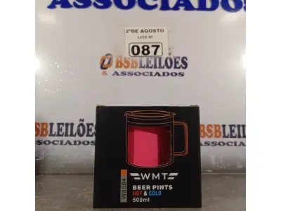 LOTE 087 - 01 CANECA BEER PINTS HOT E COLD DE 500ML. (NOVO) (NO ESTADO) ATENÇÃO! FAZER A VISITAÇÃO ANTES DE ARREMATAR, NÃO SABEMOS SE FUNCIONA. LEILÃO NÃO TEM GARANTIA E NEM DEVOLUÇÃO, SUJEITO A POSSÍVEIS AVARIAS VISÍVEIS/OCULTAS E/OU AUSÊNCIA DE COMPONENTES.