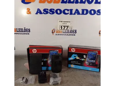LOTE 177 - 02 IPAQ HP, SENDO 01 MODELO 110 E 01 MODELO 111. (NO ESTADO) ATENÇÃO! FAZER A VISITAÇÃO ANTES DE ARREMATAR, NÃO SABEMOS SE FUNCIONA. LEILÃO NÃO TEM GARANTIA E NEM DEVOLUÇÃO, SUJEITO A POSSÍVEIS AVARIAS VISÍVEIS/OCULTAS E/OU AUSÊNCIA DE COMPONENTES.
