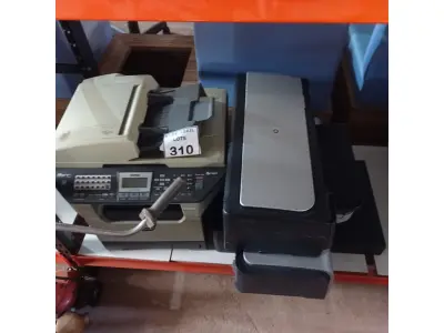 LOTE 310 - 01 LOTE COM IMPRESSORAS DIVERSAS. (NO ESTADO) ATENÇÃO! FAZER A VISITAÇÃO ANTES DE ARREMATAR, NÃO SABEMOS SE FUNCIONA. LEILÃO NÃO TEM GARANTIA E NEM DEVOLUÇÃO, SUJEITO A POSSÍVEIS AVARIAS VISÍVEIS/OCULTAS E/OU AUSÊNCIA DE COMPONENTES.