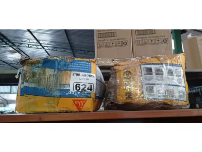 LOTE 624 - 02 CAIXAS SIKA TOP 100, REVESTIMENTO IMPERMEABILIZANTE SEMI-FLEXIVEL. (NO ESTADO) ATENÇÃO! FAZER A VISITAÇÃO ANTES DE ARREMATAR, NÃO SABEMOS SE FUNCIONA. LEILÃO NÃO TEM GARANTIA E NEM DEVOLUÇÃO, SUJEITO A POSSÍVEIS AVARIAS VISÍVEIS/OCULTAS E/OU AUSÊNCIA DE COMPONENTES.