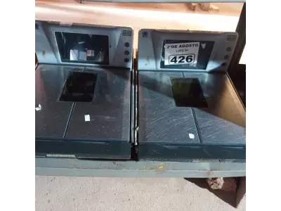 LOTE 426 - 02 BALANÇAS PARA CAIXA DE SUPERMERCADO. (NO ESTADO) ATENÇÃO! FAZER A VISITAÇÃO ANTES DE ARREMATAR, NÃO SABEMOS SE FUNCIONA. LEILÃO NÃO TEM GARANTIA E NEM DEVOLUÇÃO, SUJEITO A POSSÍVEIS AVARIAS VISÍVEIS/OCULTAS E/OU AUSÊNCIA DE COMPONENTES).
