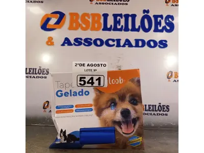 LOTE 541 - 01 TAPETE GELADO PARA REFRESCÂNCIA DE PET 50X90CM. (NOVO) (NO ESTADO) ATENÇÃO! FAZER A VISITAÇÃO ANTES DE ARREMATAR, NÃO SABEMOS SE FUNCIONA. LEILÃO NÃO TEM GARANTIA E NEM DEVOLUÇÃO, SUJEITO A POSSÍVEIS AVARIAS VISÍVEIS/OCULTAS E/OU AUSÊNCIA DE COMPONENTES.