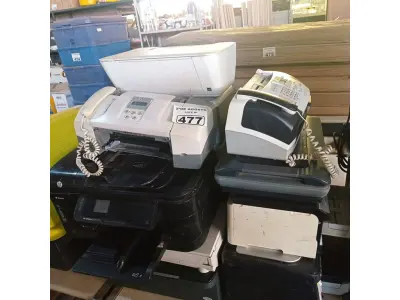 LOTE 477 - 10 IMPRESSORAS MARCAS E MODELOS DIVERSOS PARA RETIRADA DE PEÇAS. (NO ESTADO) ATENÇÃO! FAZER A VISITAÇÃO ANTES DE ARREMATAR, NÃO SABEMOS SE FUNCIONA. LEILÃO NÃO TEM GARANTIA E NEM DEVOLUÇÃO, SUJEITO A POSSÍVEIS AVARIAS VISÍVEIS/OCULTAS E/OU AUSÊNCIA DE COMPONENTES).