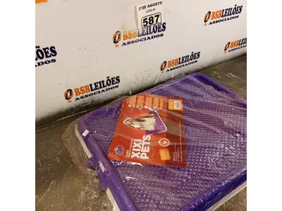 LOTE 587 - 01 SANITÁRIO HIGIÊNICO PERMANENTE PARA PETS. (NO ESTADO) (NOVO) ATENÇÃO! FAZER A VISITAÇÃO ANTES DE ARREMATAR, NÃO SABEMOS SE FUNCIONA. LEILÃO NÃO TEM GARANTIA E NEM DEVOLUÇÃO, SUJEITO A POSSÍVEIS AVARIAS VISÍVEIS/OCULTAS E/OU AUSÊNCIA DE COMPONENTES).