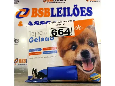 LOTE 664 - 01 TAPETE GELADO PARA REFRESCÂNCIA DE PET 50X90CM. (NOVO) (NO ESTADO) ATENÇÃO! FAZER A VISITAÇÃO ANTES DE ARREMATAR, NÃO SABEMOS SE FUNCIONA. LEILÃO NÃO TEM GARANTIA E NEM DEVOLUÇÃO, SUJEITO A POSSÍVEIS AVARIAS VISÍVEIS/OCULTAS E/OU AUSÊNCIA DE COMPONENTES.