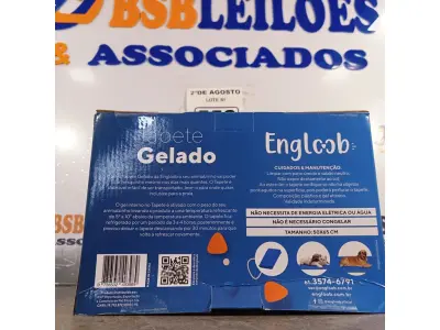 LOTE 552 - 01 TAPETE GELADO PARA REFRESCÂNCIA DE PET 50X65CM. (NOVO) (NO ESTADO) ATENÇÃO! FAZER A VISITAÇÃO ANTES DE ARREMATAR, NÃO SABEMOS SE FUNCIONA. LEILÃO NÃO TEM GARANTIA E NEM DEVOLUÇÃO, SUJEITO A POSSÍVEIS AVARIAS VISÍVEIS/OCULTAS E/OU AUSÊNCIA DE COMPONENTES.