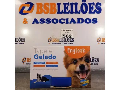 LOTE 562 - 01 TAPETE GELADO PARA REFRESCÂNCIA DE PET 50X65CM. (NOVO) (NO ESTADO) ATENÇÃO! FAZER A VISITAÇÃO ANTES DE ARREMATAR, NÃO SABEMOS SE FUNCIONA. LEILÃO NÃO TEM GARANTIA E NEM DEVOLUÇÃO, SUJEITO A POSSÍVEIS AVARIAS VISÍVEIS/OCULTAS E/OU AUSÊNCIA DE COMPONENTES.