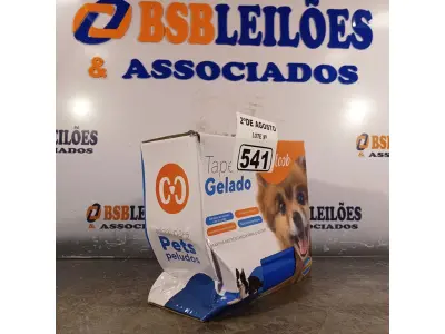 LOTE 541 - 01 TAPETE GELADO PARA REFRESCÂNCIA DE PET 50X90CM. (NOVO) (NO ESTADO) ATENÇÃO! FAZER A VISITAÇÃO ANTES DE ARREMATAR, NÃO SABEMOS SE FUNCIONA. LEILÃO NÃO TEM GARANTIA E NEM DEVOLUÇÃO, SUJEITO A POSSÍVEIS AVARIAS VISÍVEIS/OCULTAS E/OU AUSÊNCIA DE COMPONENTES.