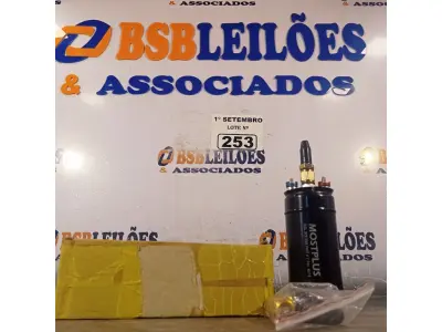 LOTE 253 - 01 BOMBA DE COMBUSTÍVEL ELÉTRICA TIPO MERCEDES. (NO ESTADO) ATENÇÃO! FAZER A VISITAÇÃO ANTES DE ARREMATAR, NÃO SABEMOS SE FUNCIONA. LEILÃO NÃO TEM GARANTIA E NEM DEVOLUÇÃO, SUJEITO A POSSÍVEIS AVARIAS VISÍVEIS/OCULTAS E/OU AUSÊNCIA DE COMPONENTES.