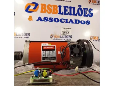 LOTE 234 - 01 MOTOR ELÉTRICO JOHNSON 3.2HP MODELO JM02-002 CORRENTE CONTINUA DC. (NO ESTADO) ATENÇÃO! FAZER A VISITAÇÃO ANTES DE ARREMATAR, NÃO SABEMOS SE FUNCIONA. LEILÃO NÃO TEM GARANTIA E NEM DEVOLUÇÃO, SUJEITO A POSSÍVEIS AVARIAS VISÍVEIS/OCULTAS E/OU AUSÊNCIA DE COMPONENTES.
