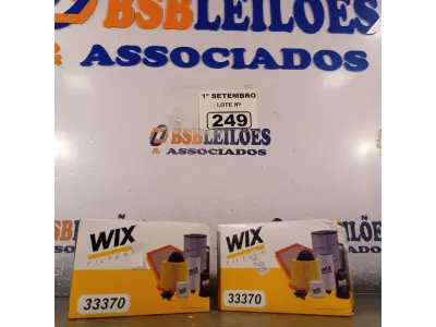 LOTE 249 - 02 FILTROS DIESEL WIX. (NO ESTADO) ATENÇÃO! FAZER A VISITAÇÃO ANTES DE ARREMATAR, NÃO SABEMOS SE FUNCIONA. LEILÃO NÃO TEM GARANTIA E NEM DEVOLUÇÃO, SUJEITO A POSSÍVEIS AVARIAS VISÍVEIS/OCULTAS E/OU AUSÊNCIA DE COMPONENTES.