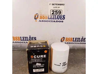LOTE 259 - 01 FILTRO DE ÓLEO DA NISSAN. (NO ESTADO) ATENÇÃO! FAZER A VISITAÇÃO ANTES DE ARREMATAR, NÃO SABEMOS SE FUNCIONA. LEILÃO NÃO TEM GARANTIA E NEM DEVOLUÇÃO, SUJEITO A POSSÍVEIS AVARIAS VISÍVEIS/OCULTAS E/OU AUSÊNCIA DE COMPONENTES.