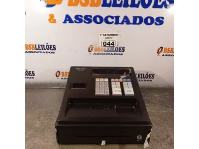 LOTE 044 - 01 CAIXA REGISTRADORA MARCA SHARP MODELO XE-A107.(NOVA) (NO ESTADO) ATENÇÃO! FAZER A VISITAÇÃO ANTES DE ARREMATAR, NÃO SABEMOS SE FUNCIONA. LEILÃO NÃO TEM GARANTIA E NEM DEVOLUÇÃO, SUJEITO A POSSÍVEIS AVARIAS VISÍVEIS/OCULTAS E/OU AUSÊNCIA DE COMPONENTES.