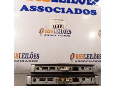 LOTE 046 - 02 TERMINAIS WYSE. (NO ESTADO) ATENÇÃO! FAZER A VISITAÇÃO ANTES DE ARREMATAR, NÃO SABEMOS SE FUNCIONA. LEILÃO NÃO TEM GARANTIA E NEM DEVOLUÇÃO, SUJEITO A POSSÍVEIS AVARIAS VISÍVEIS/OCULTAS E/OU AUSÊNCIA DE COMPONENTES.