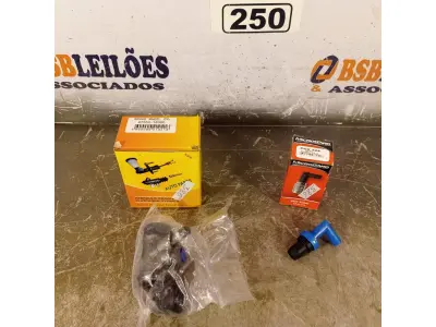 LOTE 250 - 01 VÁLVULA PVC E 01 BURRINHO DE FREIO. (NO ESTADO) ATENÇÃO! FAZER A VISITAÇÃO ANTES DE ARREMATAR, NÃO SABEMOS SE FUNCIONA. LEILÃO NÃO TEM GARANTIA E NEM DEVOLUÇÃO, SUJEITO A POSSÍVEIS AVARIAS VISÍVEIS/OCULTAS E/OU AUSÊNCIA DE COMPONENTES.