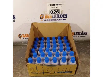 LOTE 026 - 36 FRASCOS DE ÁLCOOL EM GEL 70% 100ML. (NO ESTADO) ATENÇÃO! FAZER A VISITAÇÃO ANTES DE ARREMATAR, NÃO SABEMOS SE FUNCIONA. LEILÃO NÃO TEM GARANTIA E NEM DEVOLUÇÃO, SUJEITO A POSSÍVEIS AVARIAS VISÍVEIS/OCULTAS E/OU AUSÊNCIA DE COMPONENTES.