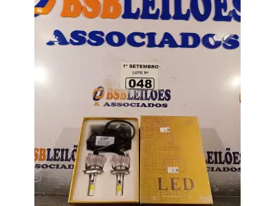 LOTE 048 - 01 PAR DE LÂMPADAS AUTOMOTIVA DE LED. (NO ESTADO) ATENÇÃO! FAZER A VISITAÇÃO ANTES DE ARREMATAR, NÃO SABEMOS SE FUNCIONA. LEILÃO NÃO TEM GARANTIA E NEM DEVOLUÇÃO, SUJEITO A POSSÍVEIS AVARIAS VISÍVEIS/OCULTAS E/OU AUSÊNCIA DE COMPONENTES.