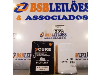 LOTE 259 - 01 FILTRO DE ÓLEO DA NISSAN. (NO ESTADO) ATENÇÃO! FAZER A VISITAÇÃO ANTES DE ARREMATAR, NÃO SABEMOS SE FUNCIONA. LEILÃO NÃO TEM GARANTIA E NEM DEVOLUÇÃO, SUJEITO A POSSÍVEIS AVARIAS VISÍVEIS/OCULTAS E/OU AUSÊNCIA DE COMPONENTES.