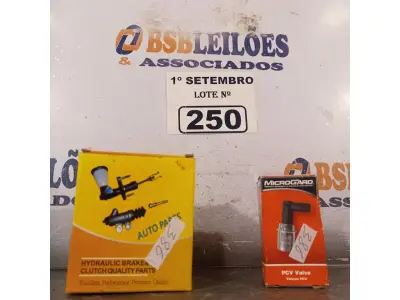 LOTE 250 - 01 VÁLVULA PVC E 01 BURRINHO DE FREIO. (NO ESTADO) ATENÇÃO! FAZER A VISITAÇÃO ANTES DE ARREMATAR, NÃO SABEMOS SE FUNCIONA. LEILÃO NÃO TEM GARANTIA E NEM DEVOLUÇÃO, SUJEITO A POSSÍVEIS AVARIAS VISÍVEIS/OCULTAS E/OU AUSÊNCIA DE COMPONENTES.