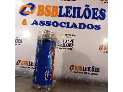 LOTE 014 - 01 MEGA CAPACITOR BOOSTER. (NO ESTADO) ATENÇÃO! FAZER A VISITAÇÃO ANTES DE ARREMATAR, NÃO SABEMOS SE FUNCIONA. LEILÃO NÃO TEM GARANTIA E NEM DEVOLUÇÃO, SUJEITO A POSSÍVEIS AVARIAS VISÍVEIS/OCULTAS E/OU AUSÊNCIA DE COMPONENTES.
