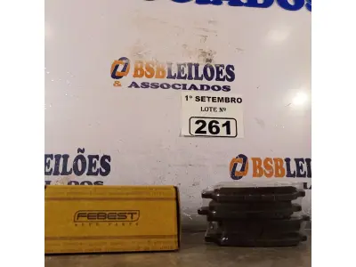 LOTE 261 - 01 LOTE DE PASTILHA DE FREIO NISSAN TIIDA. (NO ESTADO) ATENÇÃO! FAZER A VISITAÇÃO ANTES DE ARREMATAR, NÃO SABEMOS SE FUNCIONA. LEILÃO NÃO TEM GARANTIA E NEM DEVOLUÇÃO, SUJEITO A POSSÍVEIS AVARIAS VISÍVEIS/OCULTAS E/OU AUSÊNCIA DE COMPONENTES.