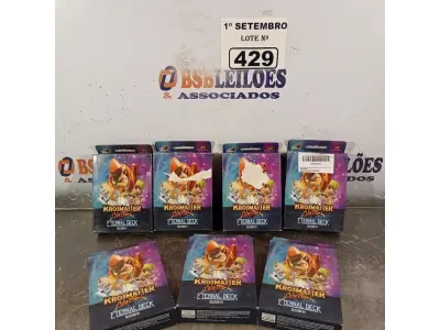LOTE 429 - 07 CAIXAS COM CARDS KROSMASTER. (NO ESTADO) ATENÇÃO! FAZER A VISITAÇÃO ANTES DE ARREMATAR, NÃO SABEMOS SE FUNCIONA. LEILÃO NÃO TEM GARANTIA E NEM DEVOLUÇÃO, SUJEITO A POSSÍVEIS AVARIAS VISÍVEIS/OCULTAS E/OU AUSÊNCIA DE COMPONENTES.
