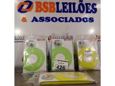 LOTE 426 - 04 BOIAS INFANTIL. (NO ESTADO) ATENÇÃO! FAZER A VISITAÇÃO ANTES DE ARREMATAR, NÃO SABEMOS SE FUNCIONA. LEILÃO NÃO TEM GARANTIA E NEM DEVOLUÇÃO, SUJEITO A POSSÍVEIS AVARIAS VISÍVEIS/OCULTAS E/OU AUSÊNCIA DE COMPONENTES.