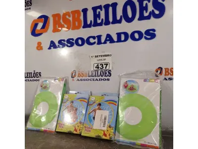 LOTE 437 - 04 BOIAS INFANTIL. (NO ESTADO) ATENÇÃO! FAZER A VISITAÇÃO ANTES DE ARREMATAR, NÃO SABEMOS SE FUNCIONA. LEILÃO NÃO TEM GARANTIA E NEM DEVOLUÇÃO, SUJEITO A POSSÍVEIS AVARIAS VISÍVEIS/OCULTAS E/OU AUSÊNCIA DE COMPONENTES.